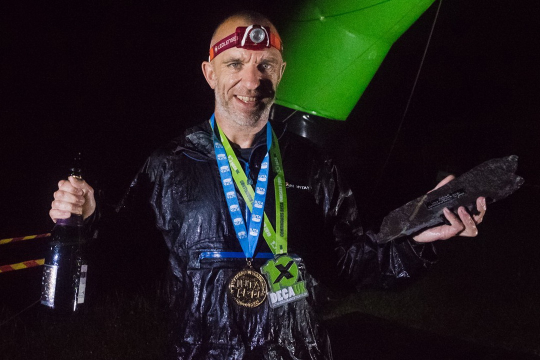 Deca UK 2019 - Mark Dodgson at the finish line
